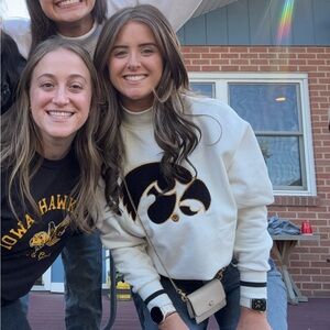 IOWA HAWKEYES THIS IS IT MOCK PULLOVER - S / WHITE GAMEDAY COUTURE SOHO